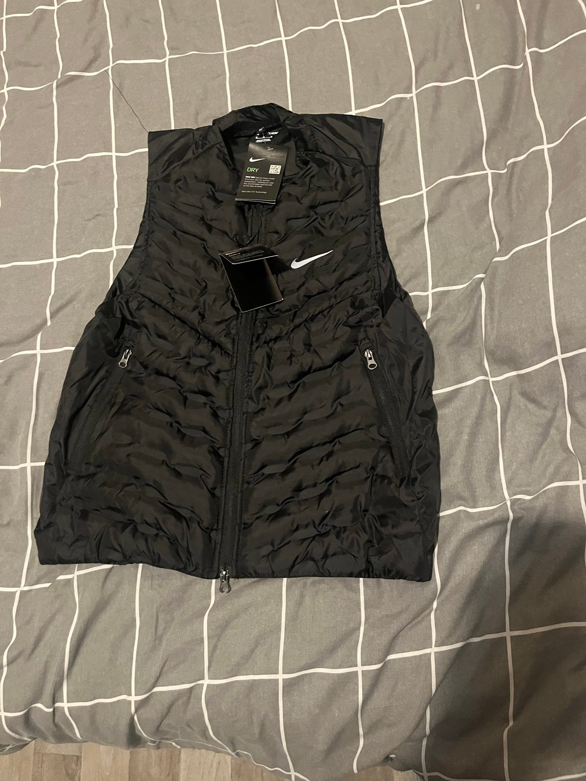 Nike Therma-FIT ADV hardloopvest - Zwart - Maat M, Ophalen of Verzenden, Nieuw, Maat 48/50 (M), Zwart