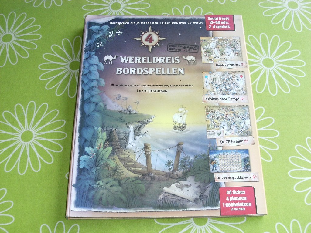 Wereldreis bordspellen  - leerzaam en leuk!, Hobby en Vrije tijd, Gezelschapsspellen | Bordspellen, Een of twee spelers, Ophalen of Verzenden