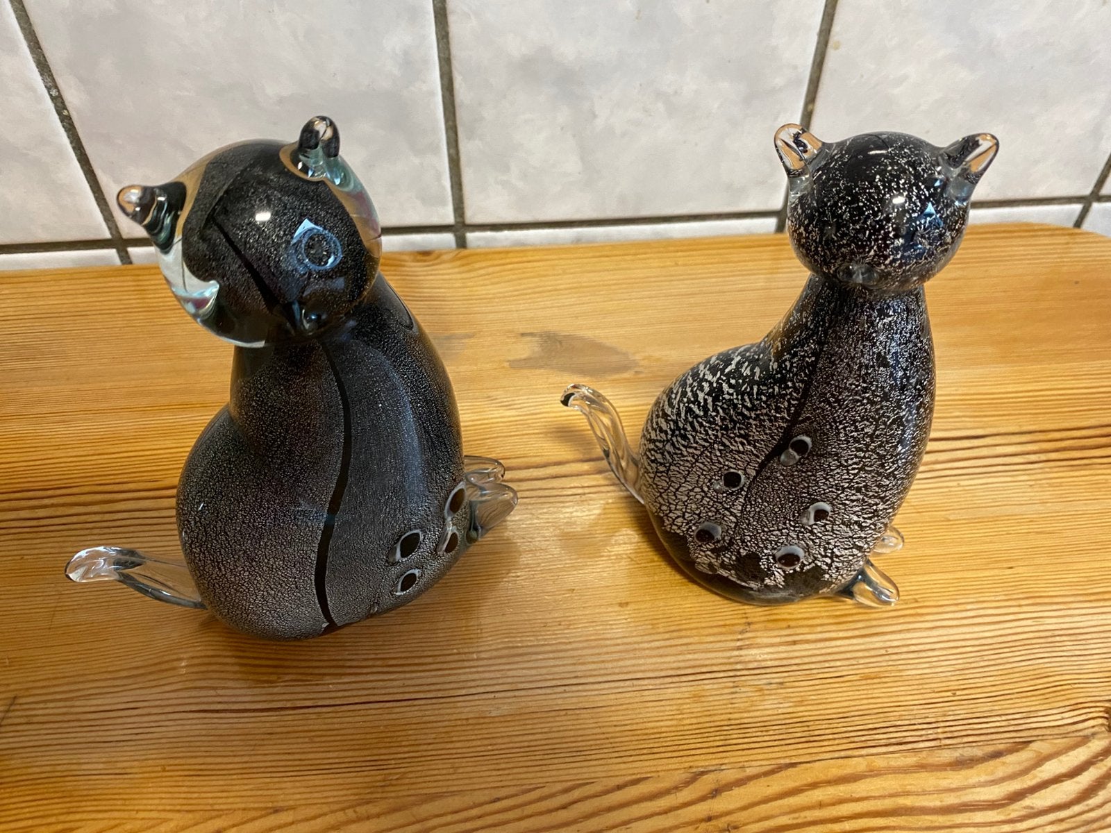 Murano poes of kat 16 hoog vaste prijs 45euro p stuk, Ophalen of Verzenden