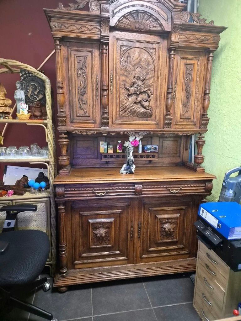 antieke jacht kast, Antiek en Kunst, Ophalen