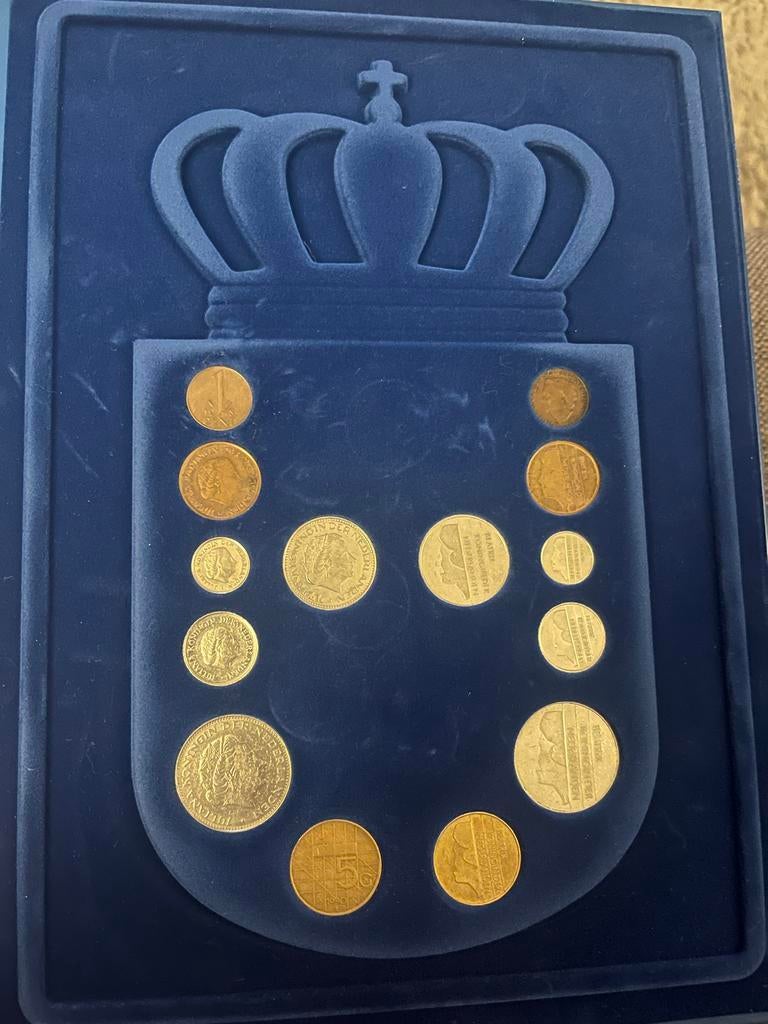 De Laatste Gulden: Gedenkboek met complete muntenset, Ophalen, Koningin Beatrix, Overige waardes, Setje