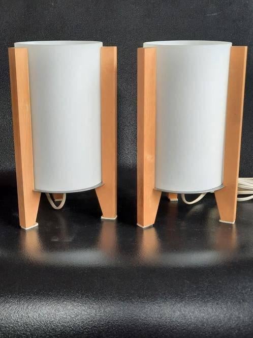 Ikea Porfylit tafellampen , 2 stuks, Ophalen of Verzenden, Zo goed als nieuw, Glas, Minder dan 50 cm