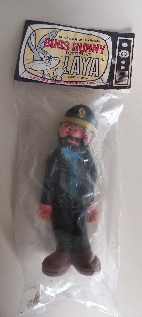Laya Captain Haddock-piepspeeltje, Verzamelen, Verzenden, Kuifje, Gebruikt, Beeldje of Figuurtje