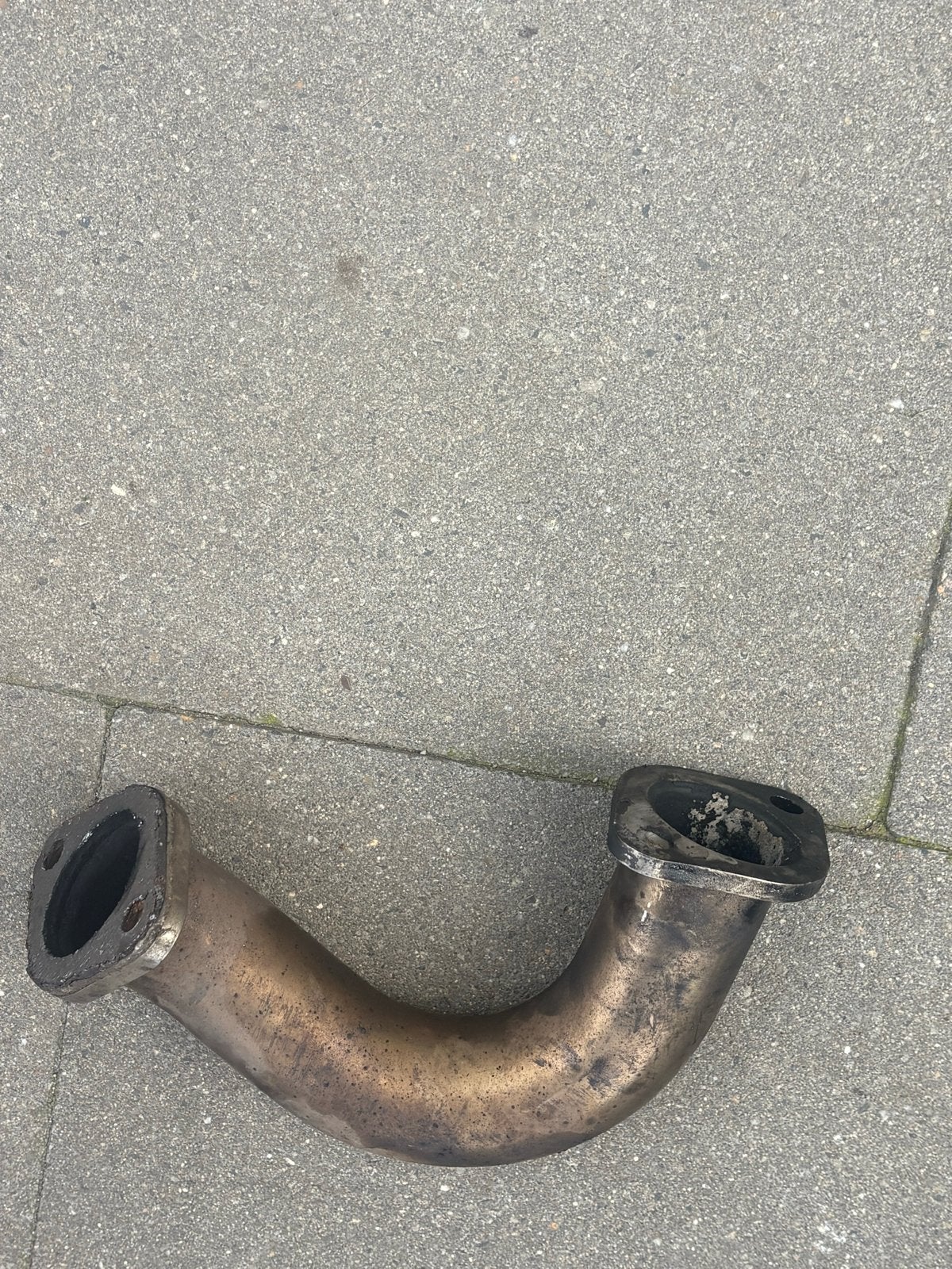 RVS bocht 125-180cc uitlaatbocht, Ophalen of Verzenden, Gebruikt, Universele onderdelen