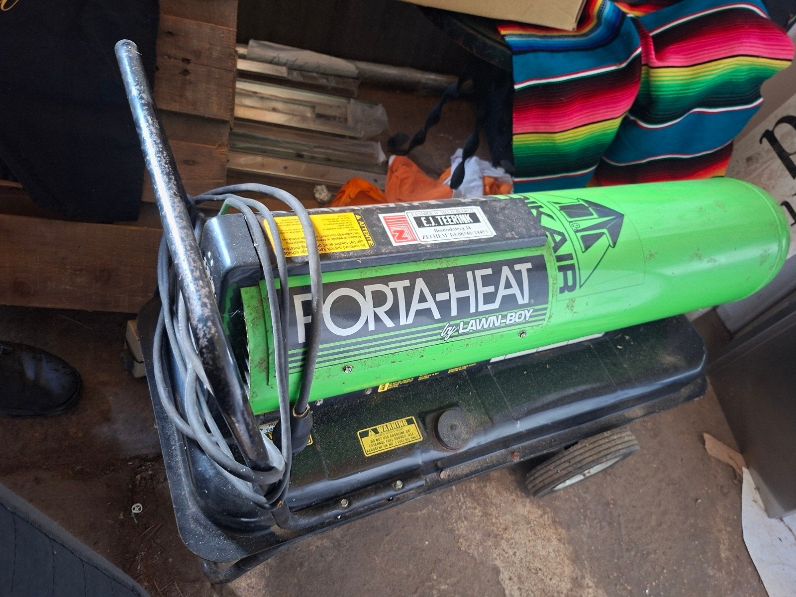 Porta-Heat heteluchtkanon - Prima werkend, Ophalen of Verzenden, Gebruikt, Overige typen