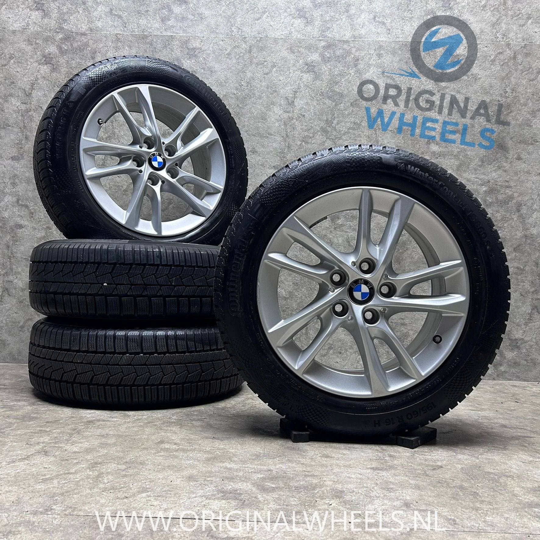 16 inch originele velgen + winterbanden BMW 1 2 serie F40, Auto-onderdelen, Gebruikt, -, Banden en Velgen, -
