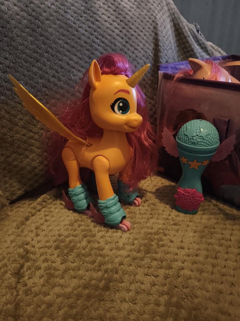 Sunny My little Pony eenhoorn met microfoon interactief zgan, Ophalen of Verzenden, Zo goed als nieuw