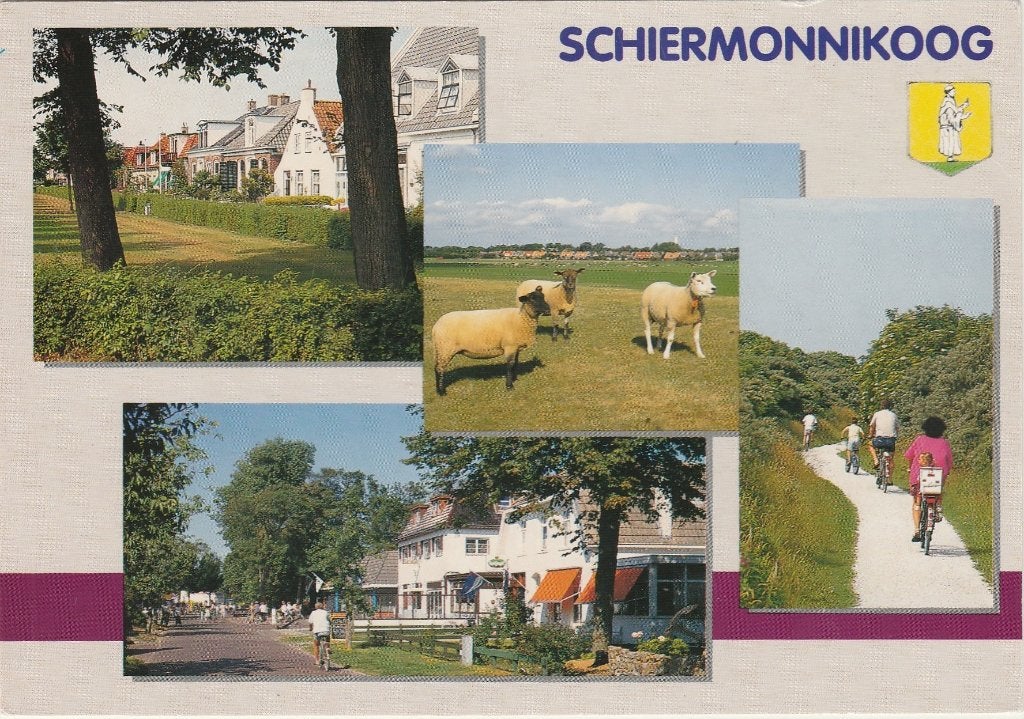 SCHIERMONNIKOOG Langestreek Centrum Schapen, Verzenden, 1980 tot heden, Gelopen, Waddeneilanden