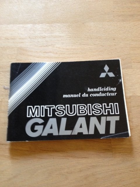 Mitsubishi Galant       Handleiding    1980    NL/Frans, Ophalen of Verzenden