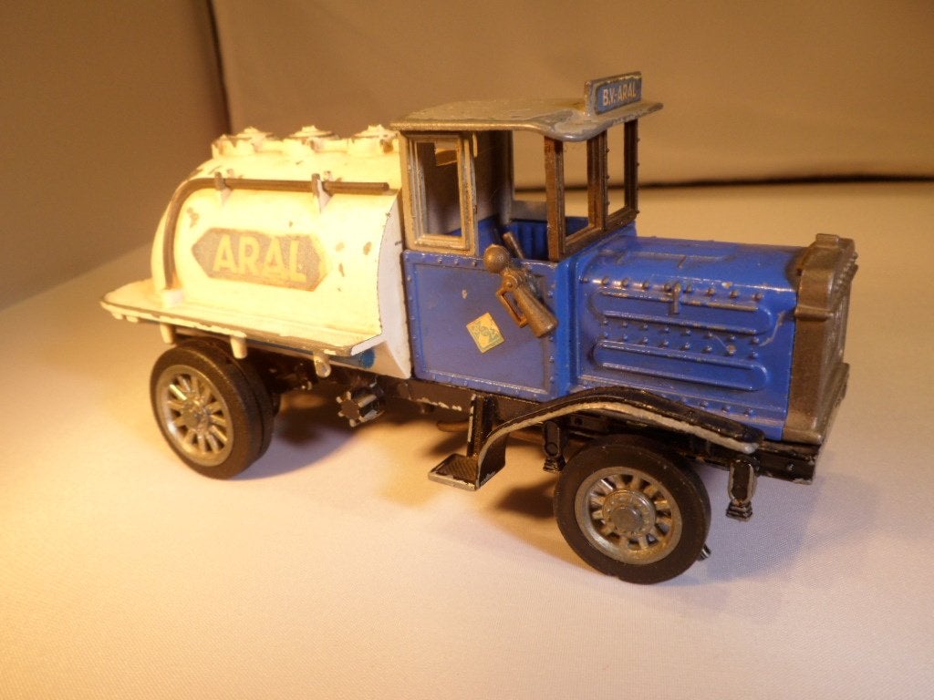 Ziss - Henschel ARAL Truck 1926 [blw] 1/43, Hobby en Vrije tijd, Ophalen of Verzenden, Gebruikt, Bus of Vrachtwagen, Overige merken