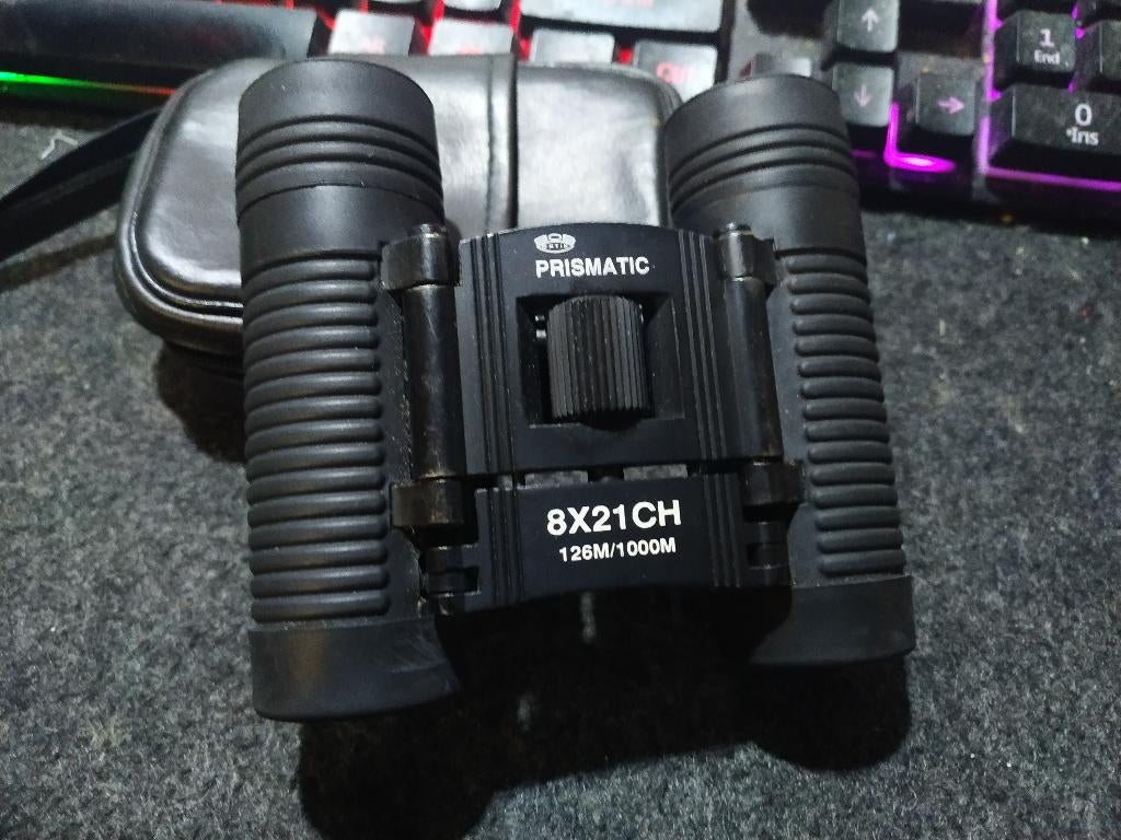 Prismatic 8x21 ch 126M/1000M verrekijker, Ophalen of Verzenden, Zo goed als nieuw, Overige typen, Met hoes of tas