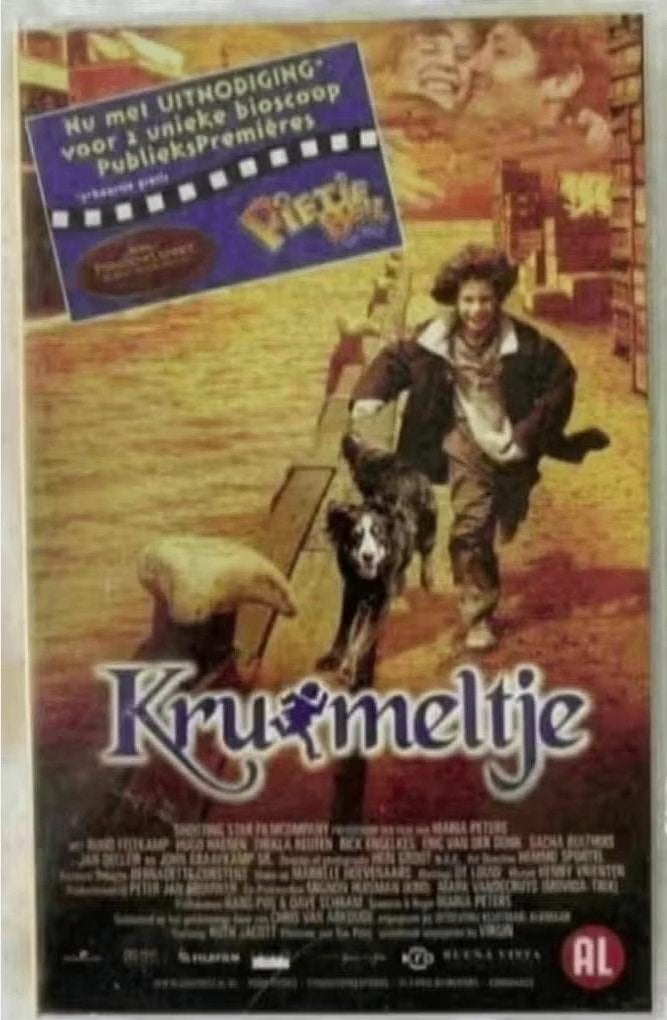 VHS video van Kruimeltje, Cd's en Dvd's, Alle leeftijden, Ophalen of Verzenden, Zo goed als nieuw