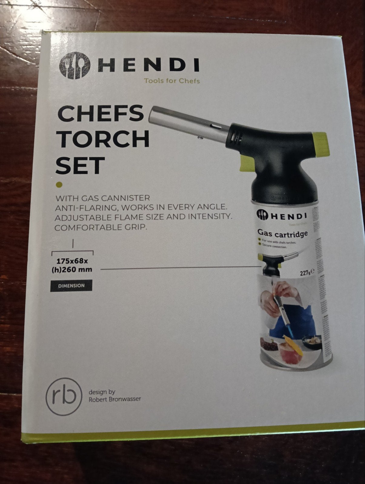 Hendi Crème Brûlée Brander / Gasbrander - Chefs Torch Set, Ophalen, Overige typen, Hendi, Nieuw