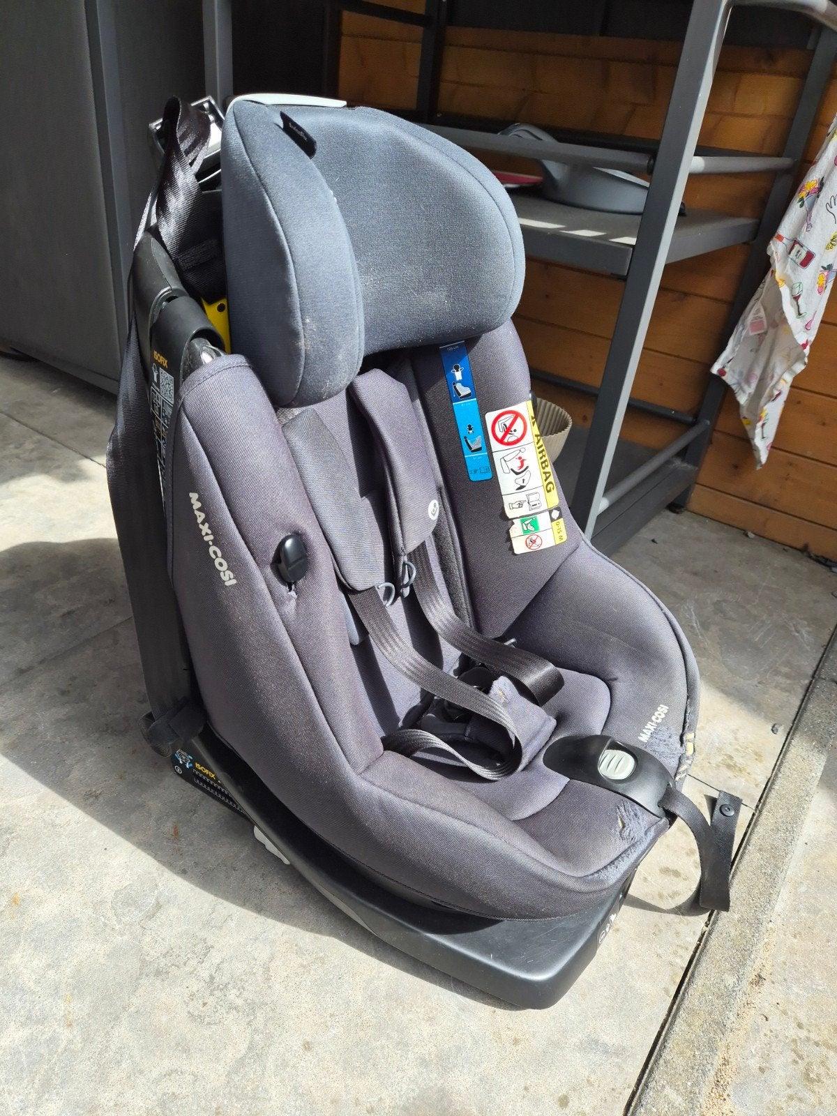 GRATIS Maxi-Cosi AxissFix autostoel - Gebruikt, Ophalen, Verstelbare rugleuning, Gebruikt, 0 t/m 18 kg