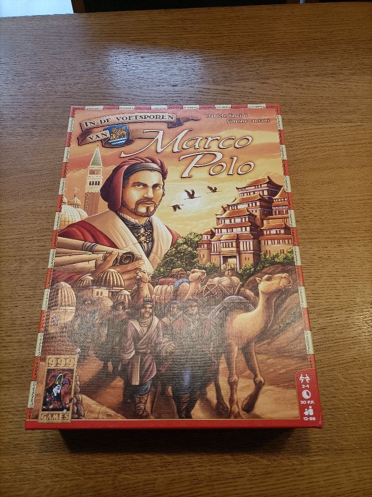 Te koop Marco Polo, Hobby en Vrije tijd, Gezelschapsspellen | Bordspellen, Drie of vier spelers, Ophalen of Verzenden, Zo goed als nieuw