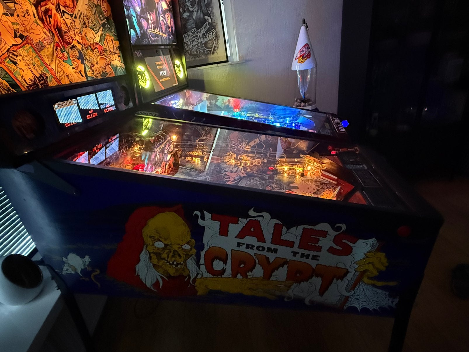 Flipperkast Tales From The Crypt Data East, Verzamelen, Ophalen, Gebruikt, Data East, Dot-matrix