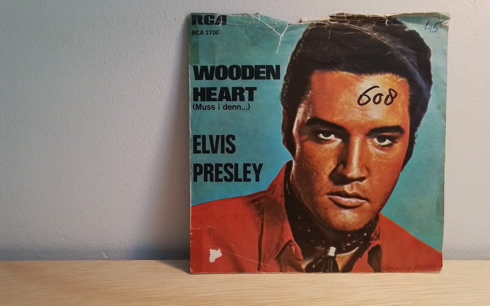 Elvis Presley - wooden  heart, Ophalen of Verzenden, Gebruikt, Pop