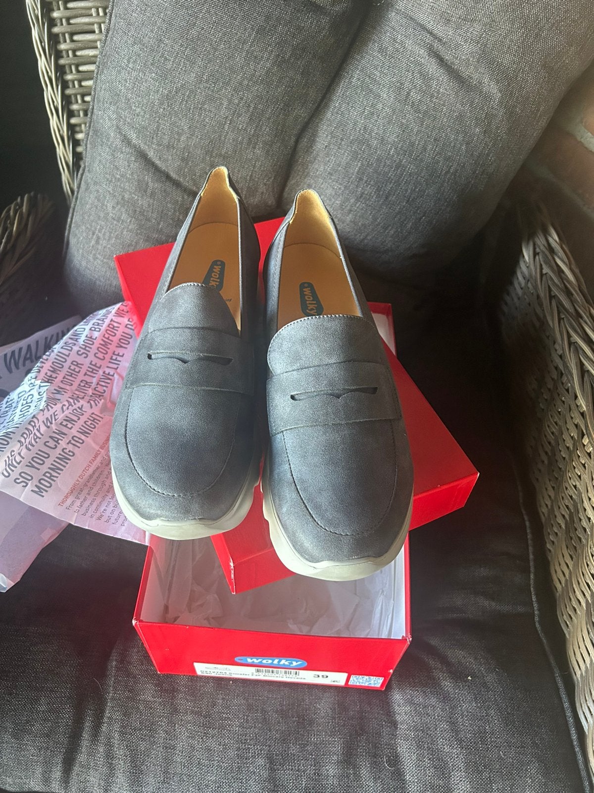 Wolky Snoafer maat 39 nieuw in doos, Kleding | Dames, Schoenen, Blauw, Instappers, Nieuw, Ophalen of Verzenden