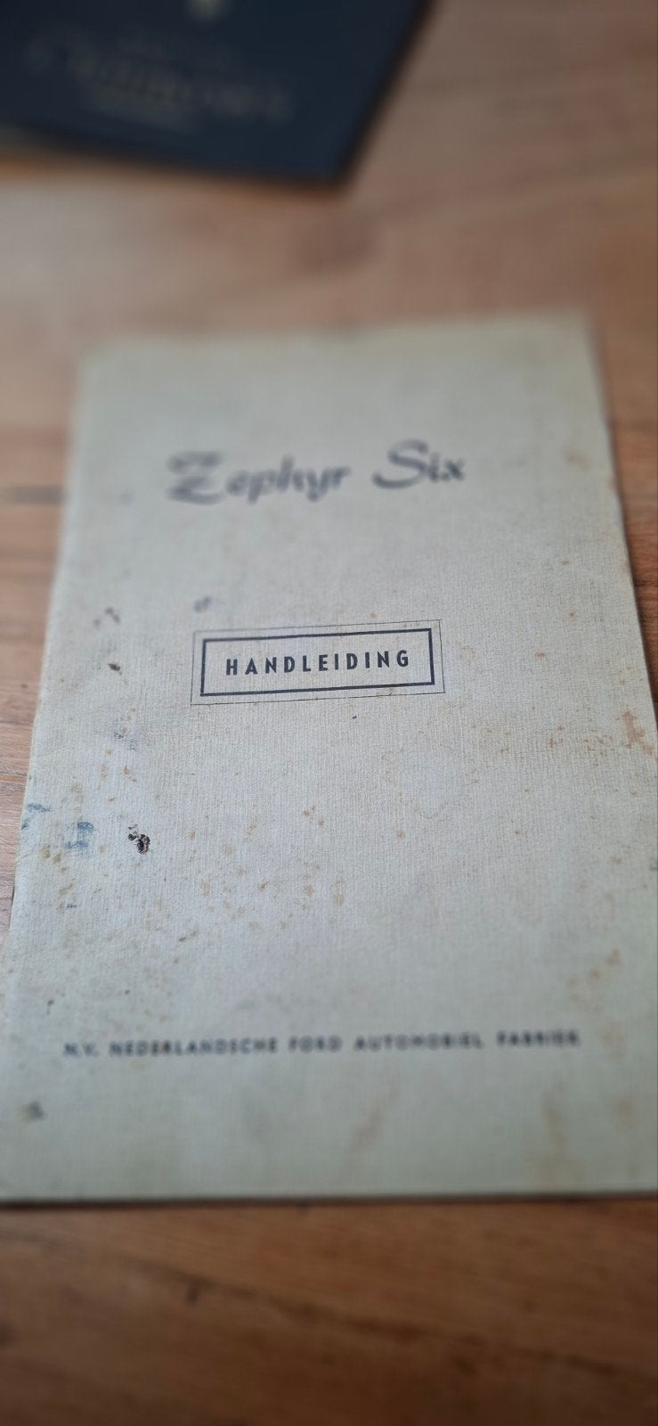 Originele Ford Zephyr 6 cylinder 1952 model handleiding., Ophalen of Verzenden