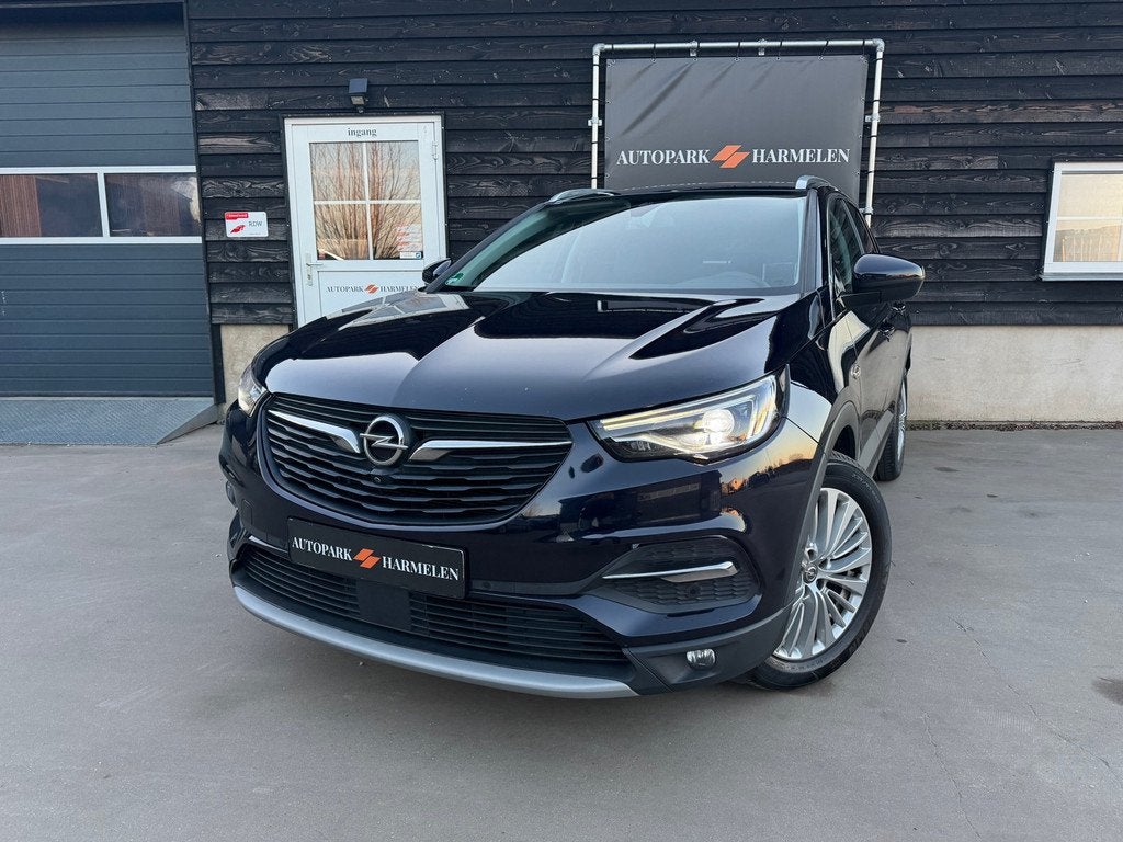 Opel GRANDLAND X 1.6 Turbo Innovation 360 Cam Automaat 181PK, Auto's, Opel, 1380 kg, Gebruikt, 4 cilinders, Blauw