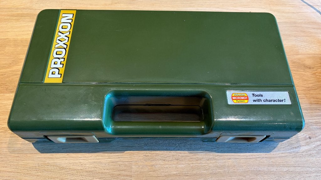 Proxxon Micromot 60/E met koffer, voetpedaal en polijstsets, Ophalen of Verzenden, Zo goed als nieuw, Multitool, Overige merken