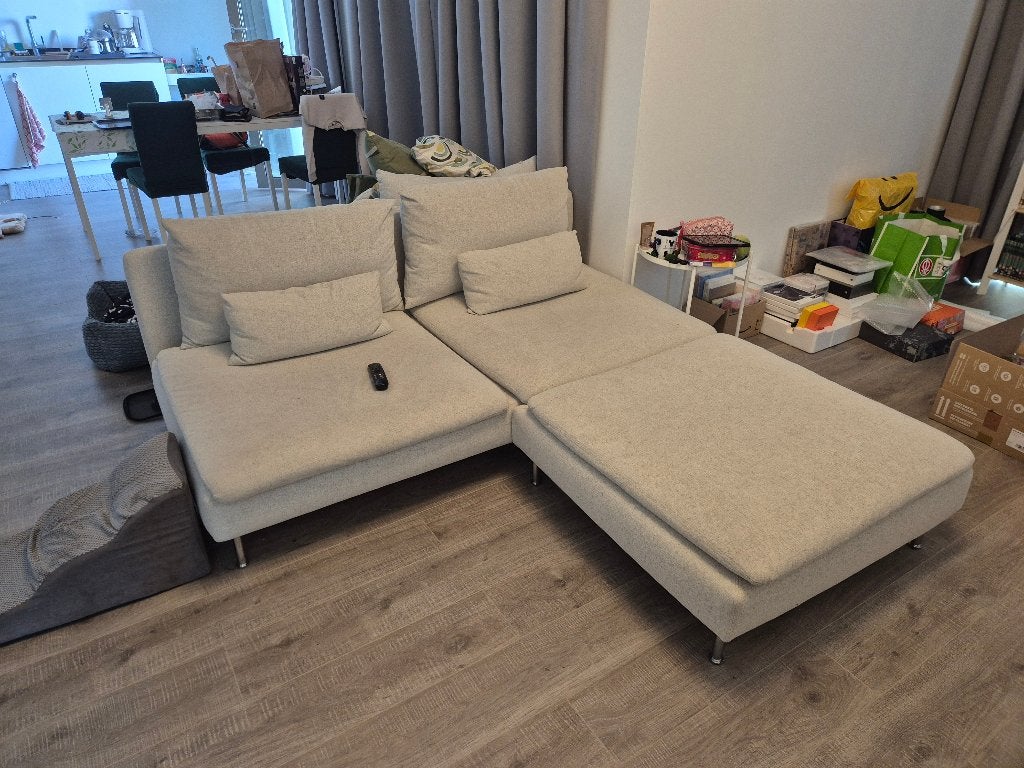 2-seat sofa with chaise (detached) - SÖDERHAMN, Ophalen, Zo goed als nieuw