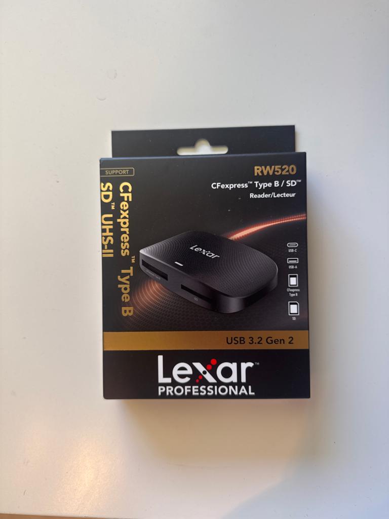 Lexar Professional RW520 CFexpress Type B/SD Reader, Ophalen of Verzenden, Nieuw