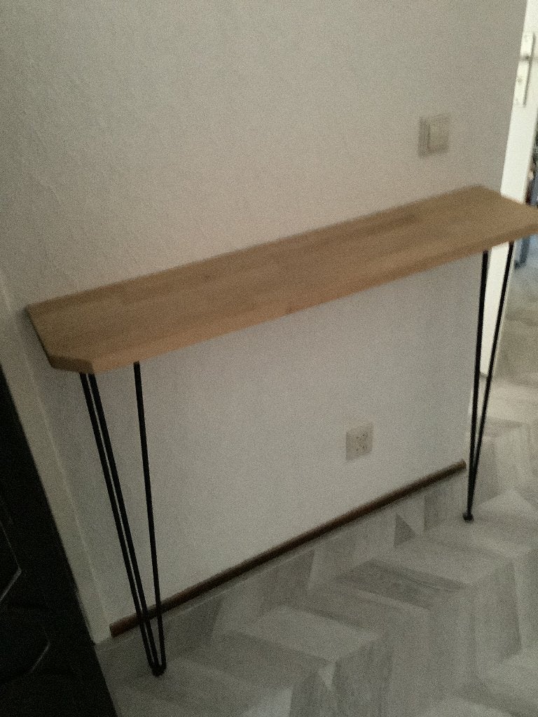 Consoletafel, Ophalen, 50 tot 100 cm, Zo goed als nieuw, Minder dan 25 cm