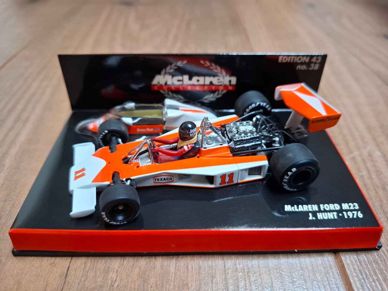 Minichamps McLaren Ford M23 J. Hunt 1976, Ophalen of Verzenden, Nieuw, Auto, MiniChamps
