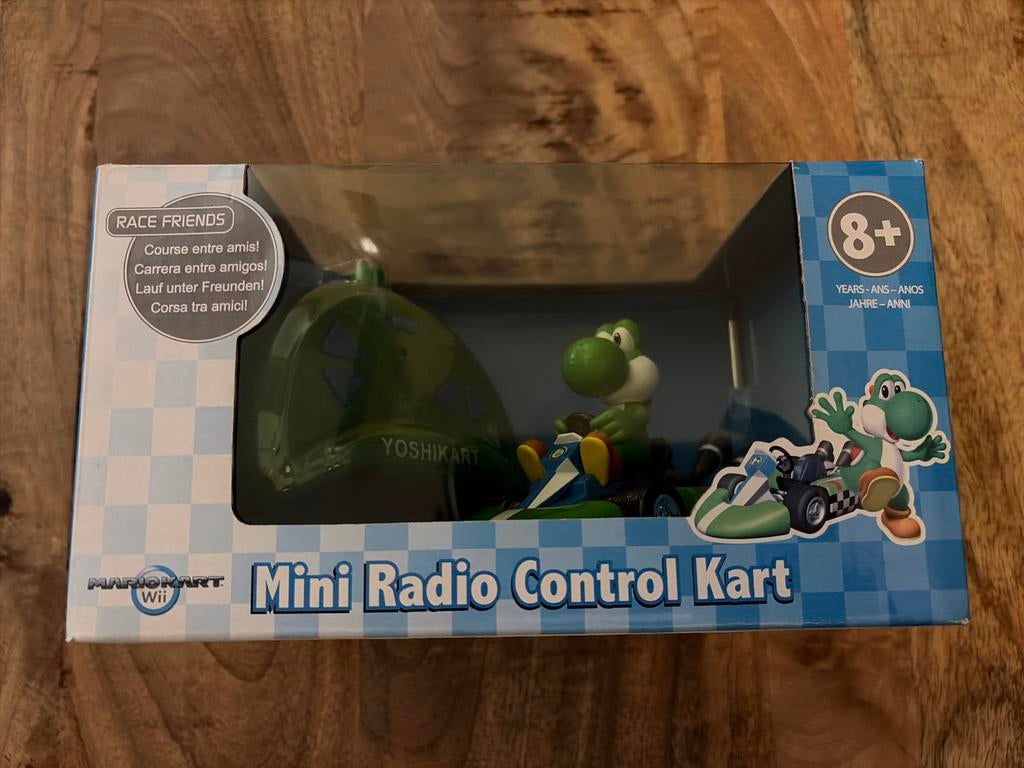Mario Kart Wii Mini RC Kart Yoshi, Nieuw, Auto onroad, RTR (Ready to Run), Overige schalen