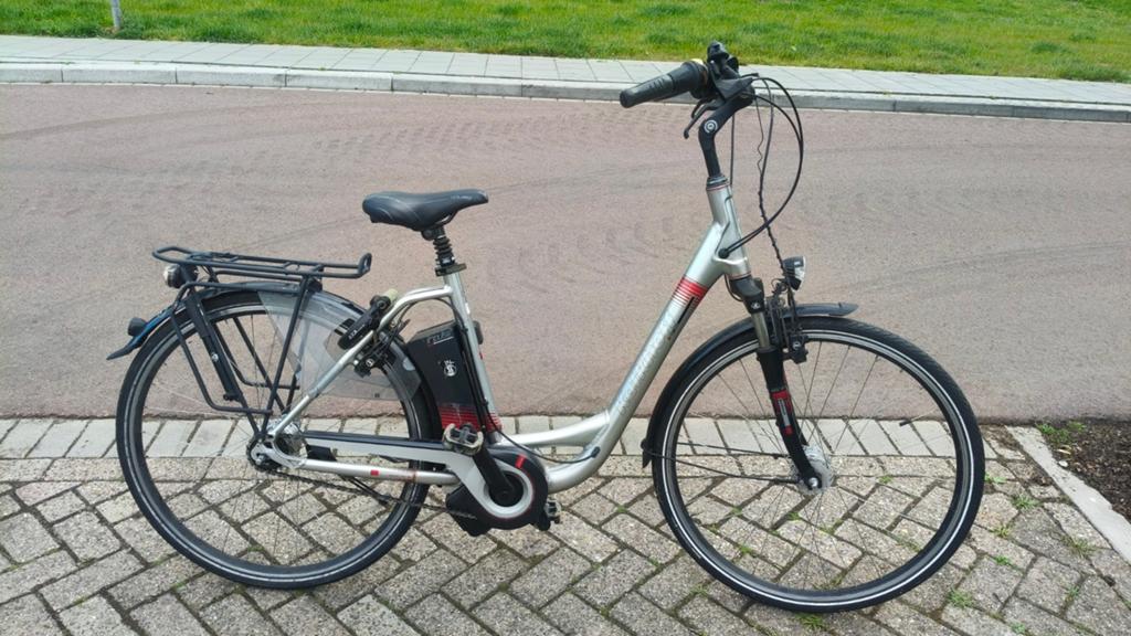 Kalkhoff elektrische fiets met middenmotor, Fietsen en Brommers, Elektrische fietsen, Ophalen of Verzenden, Zo goed als nieuw
