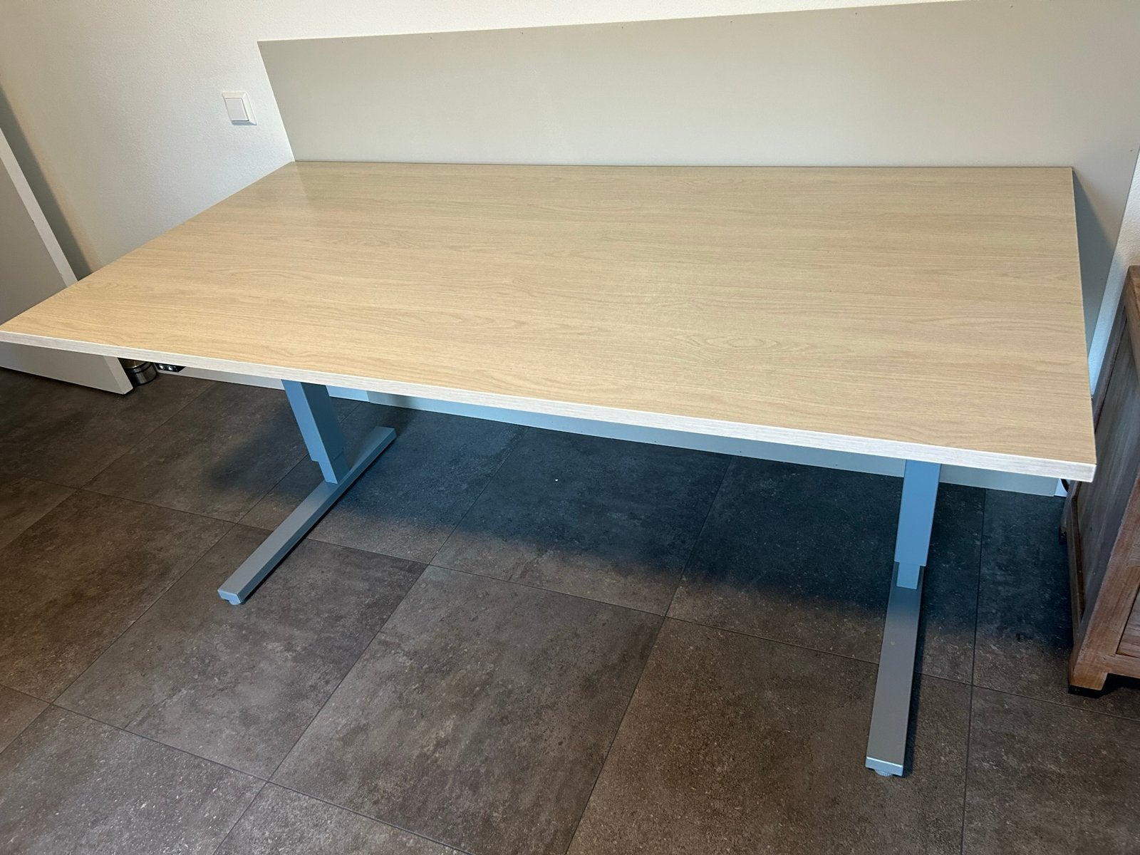 Elektrisch Zit-sta Bureau 180x90 cm, Ophalen, Zit-sta bureau, Elektrisch, Hout