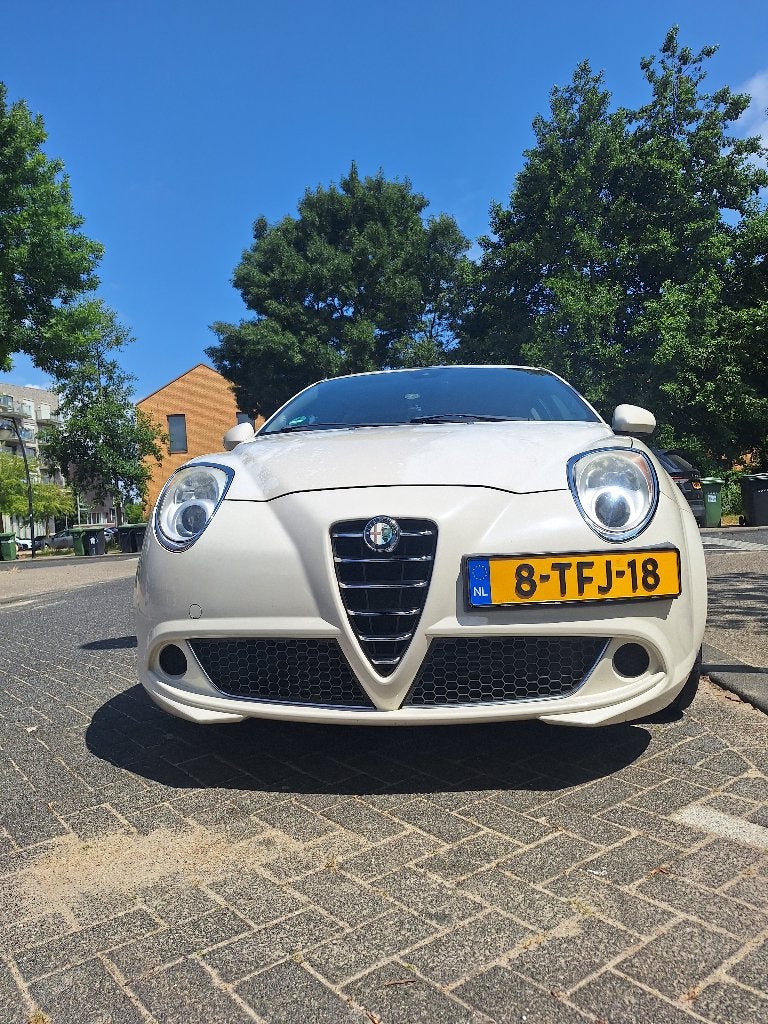 Alfa Romeo MiTo 0.9 Turbo Twin AIR 63KW 2014 Wit, Voorwielaandrijving, Stof, Zwart, Origineel Nederlands