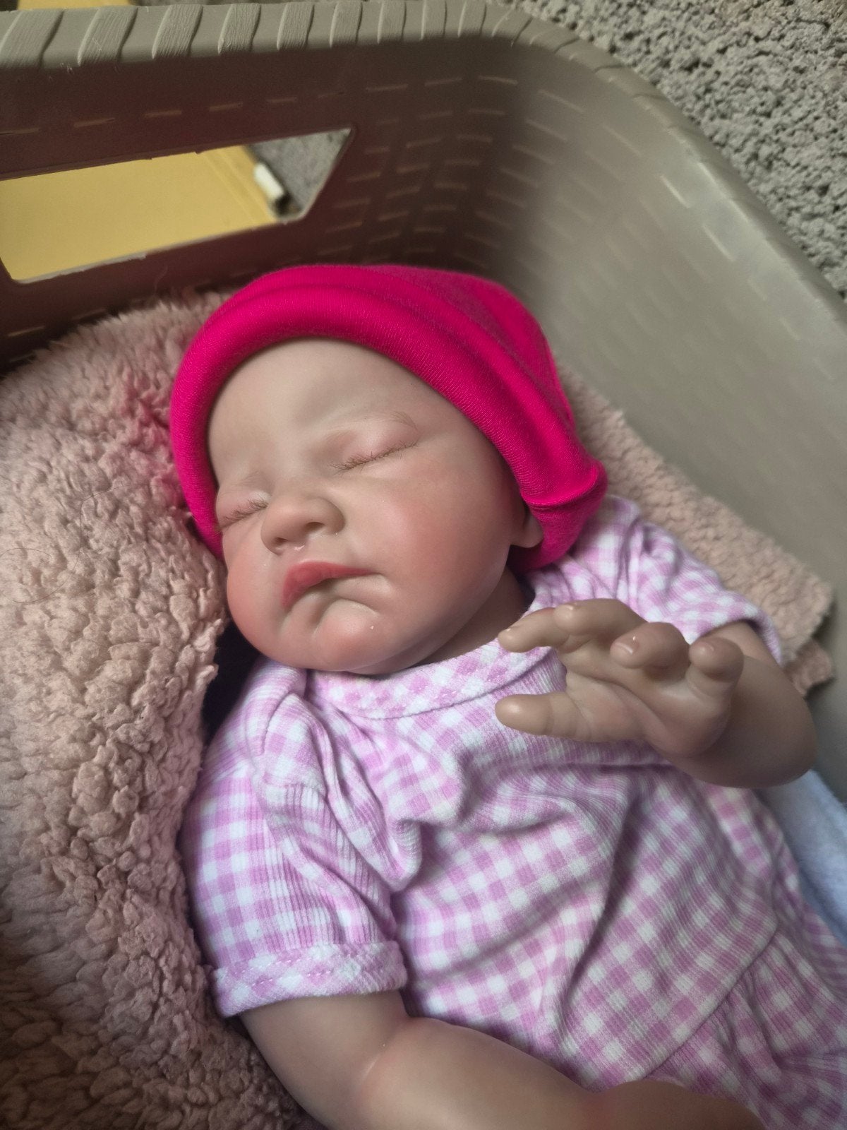 reborn baby levensecht, Verzamelen, Poppen, Ophalen of Verzenden, Zo goed als nieuw, Babypop, Levensecht of Reborn