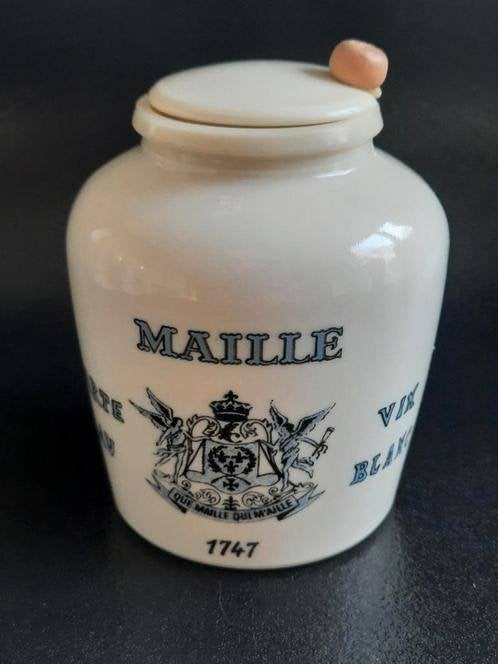 Mosterdpot Maille 1747 Forte Au Vin , met deksel en lepel, Ophalen of Verzenden