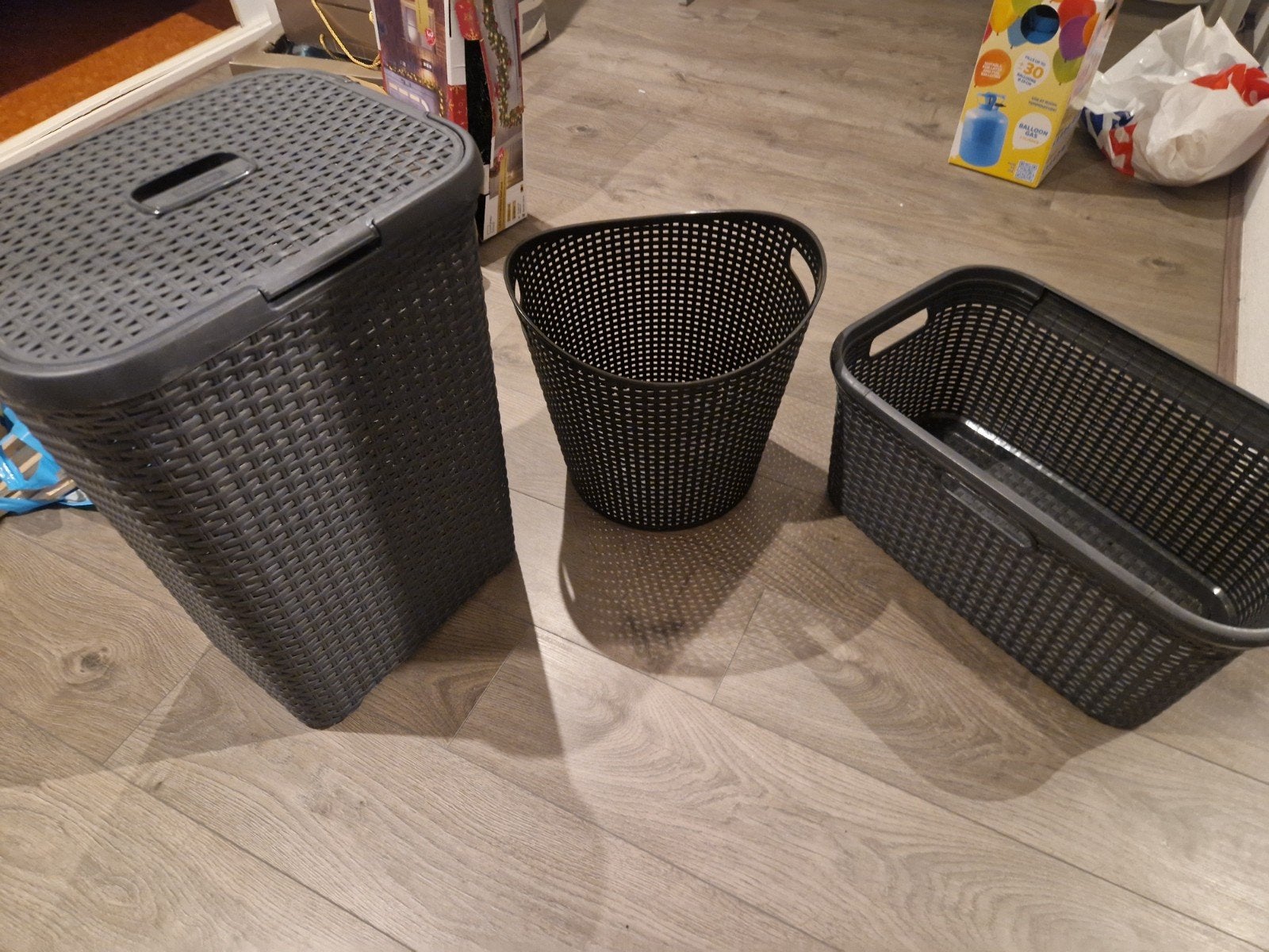 Curver wasmand en wasmanden set, Ophalen, Gebruikt, Wit