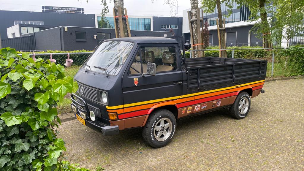 Vw transporter pick up, Auto's, Overige carrosserieën, Zwart, 1900 cc, Particulier