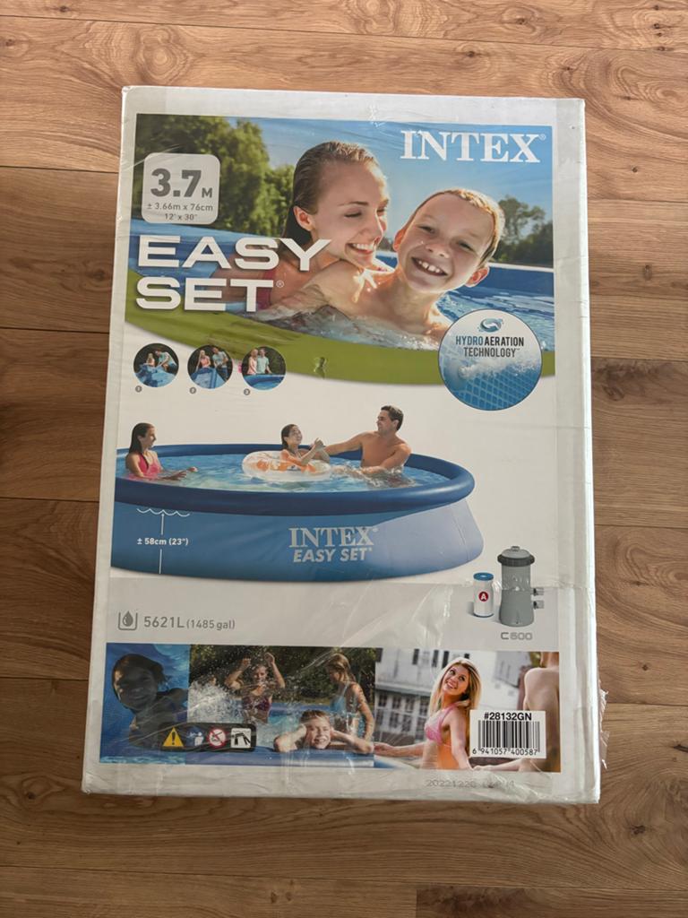 Intex Easy Set Zwembad 3.66m x 76cm met filterpomp, Tuin en Terras, Zwembaden, Nieuw, Opzetzwembad, Minder dan 80 cm, 200 tot 400 cm