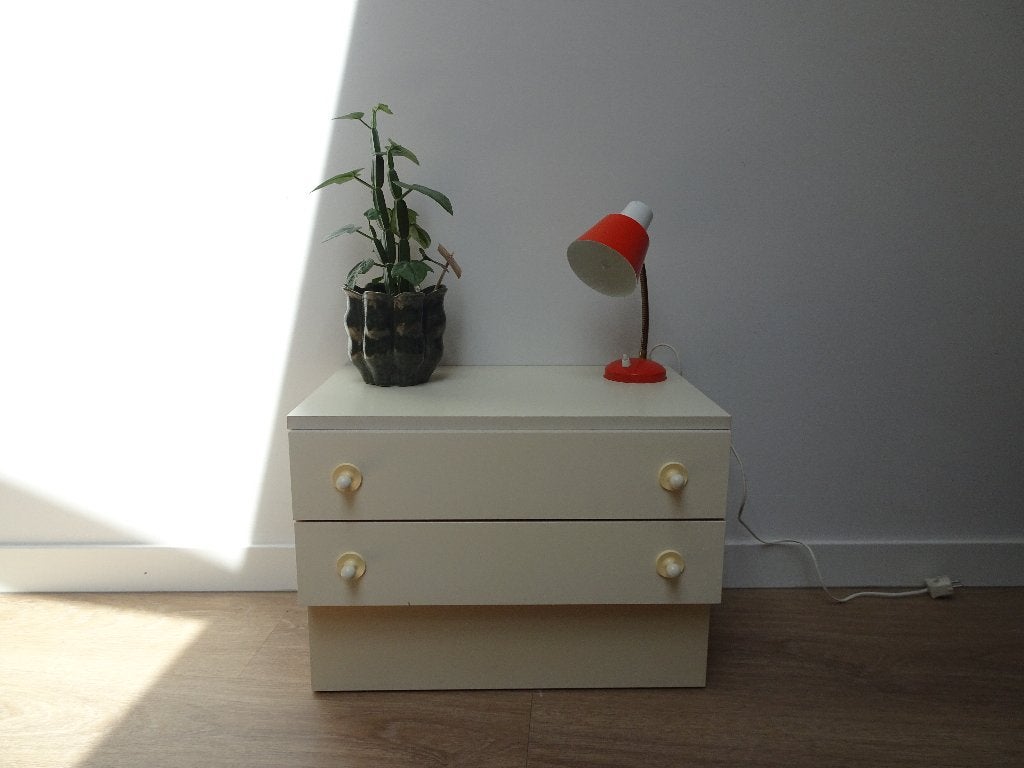 Vintage ladekastje / wandmeubel Interlübke, Huis en Inrichting, Kasten | Wandmeubels, Ophalen, Gebruikt, Minder dan 150 cm, Minder dan 100 cm