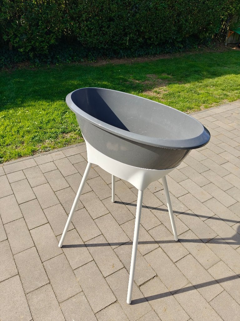 Baby badje met inzet GRIJS/WIT, Ophalen, Gebruikt, Badje