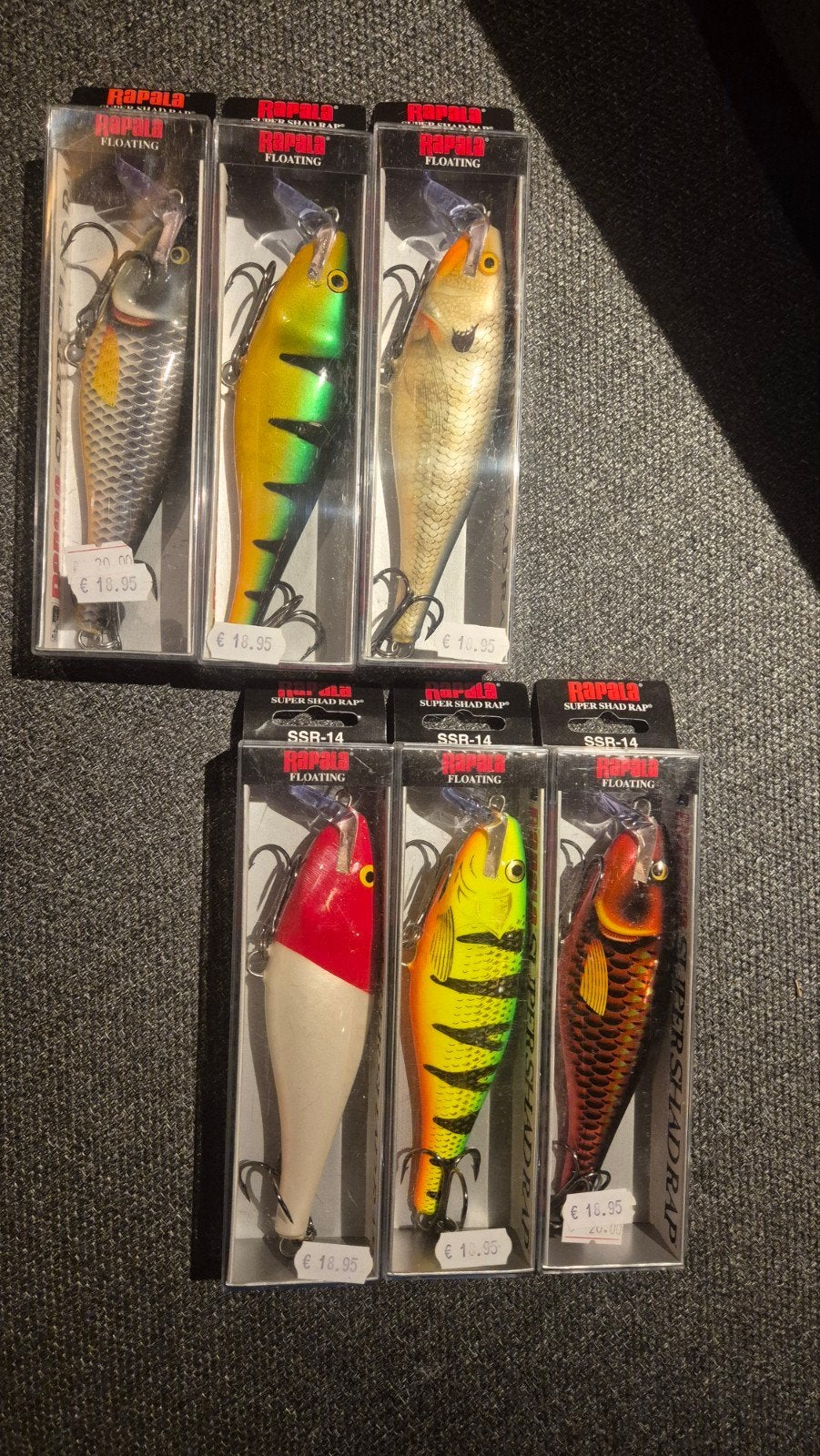 Rapala Super Shad Rap Kunstaas - Diverse kleuren, Ophalen of Verzenden, Nieuw