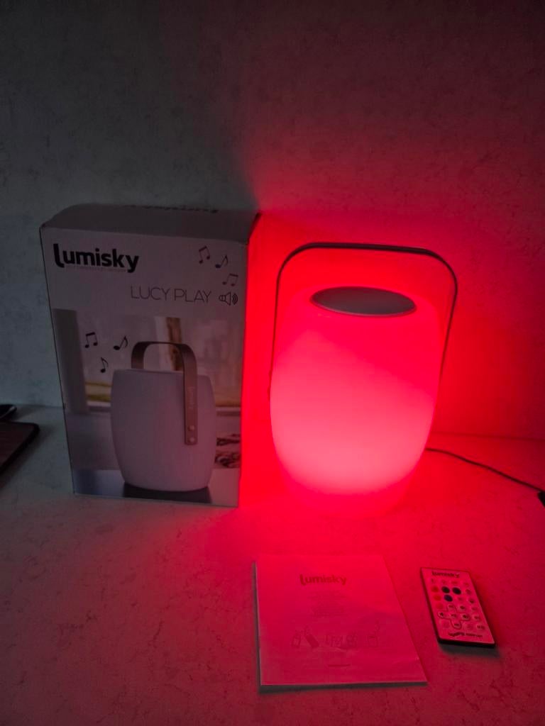 Lumisky Lucy Play Bluetooth speaker met licht, Ophalen of Verzenden, Minder dan 60 watt, Overige typen, Overige merken