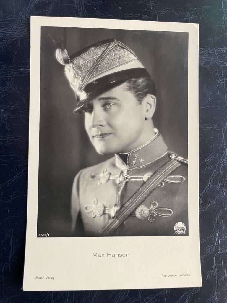 ansichtkaart / kaart van Max Hansen., Verzamelen, Verzenden, 1920 tot 1940, Sterren en Beroemdheden