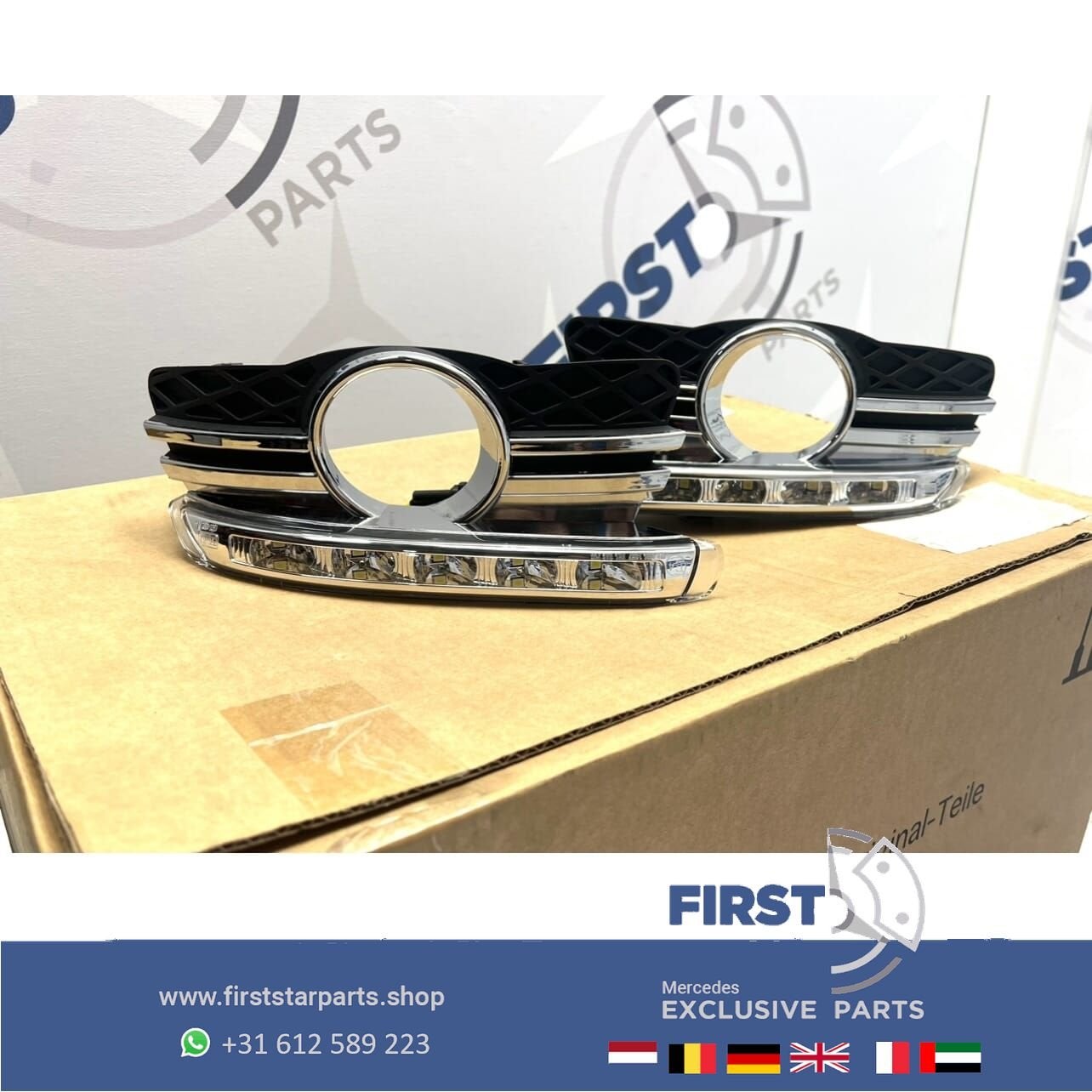 W204 AVANTGARDE LED MISTLAMP dagrijverlichting LR SET Merced