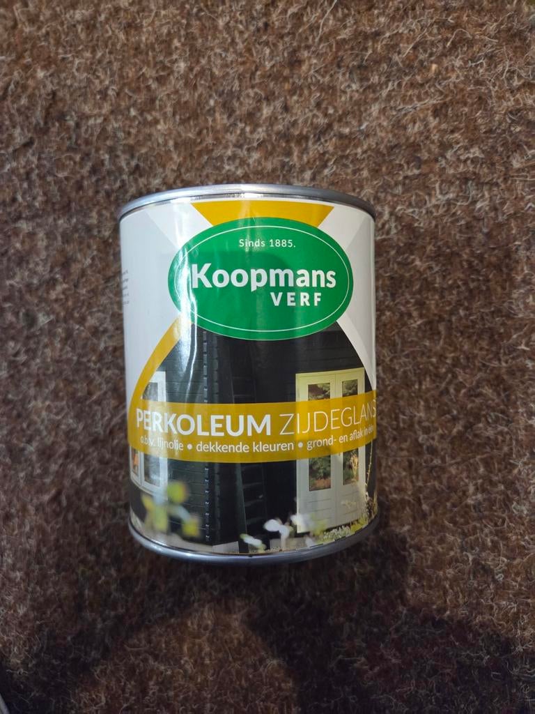 Koopmans Perkoleum Zijdeglans 16.50, Overige kleuren, Nieuw, Ophalen of Verzenden, Verf