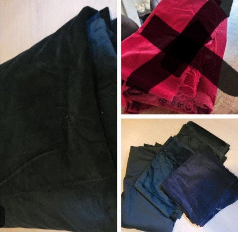 Velours, vooral zwart vele meters, Diversen, Sinterklaas, Ophalen