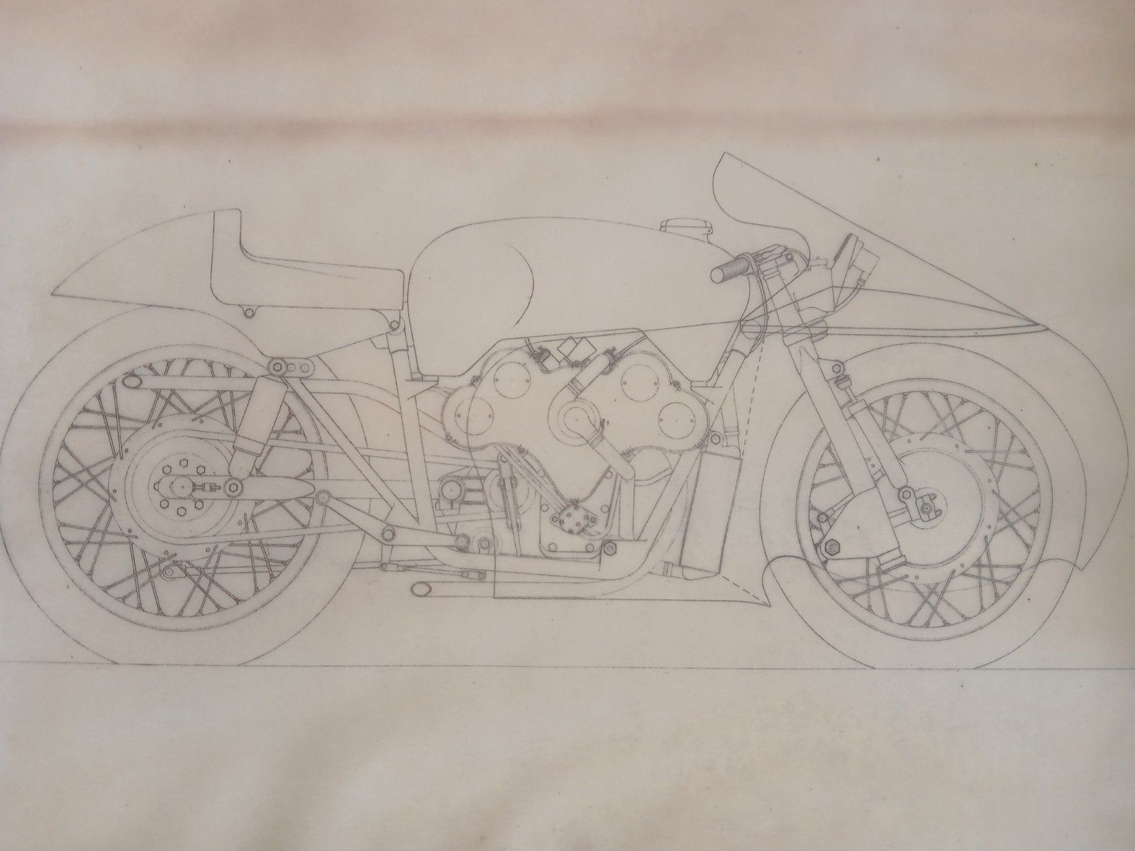 80 jaar Moto Guzzi v8, Ophalen, Motoren