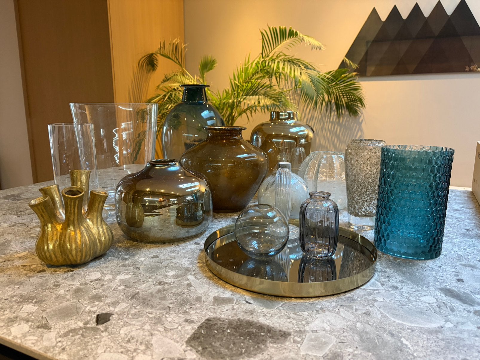 Diversiteit aan vazen, Ophalen, Gebruikt, Overige kleuren, Glas