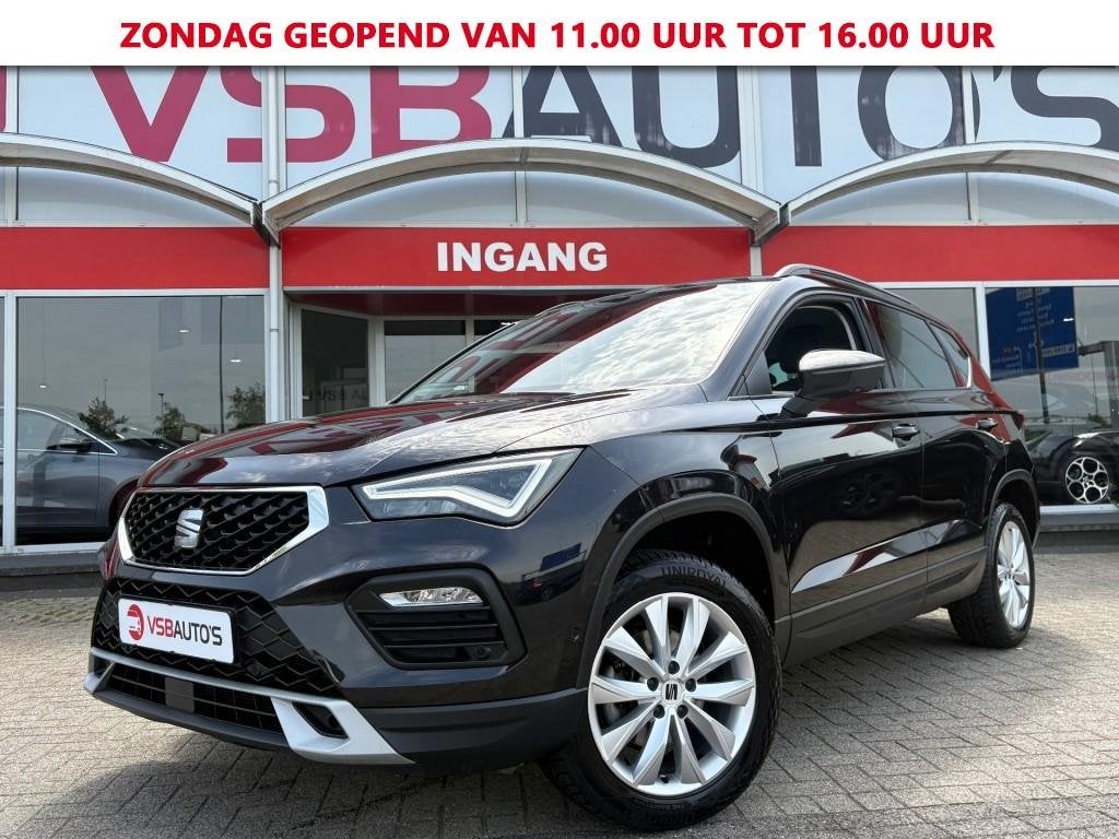 Seat ATECA TSI. LED NAVI CARPLAY CAMERA AIRCO CRUISE LMV PDC, Gebruikt, Huisgarantie, Met garantie (alle), Ateca