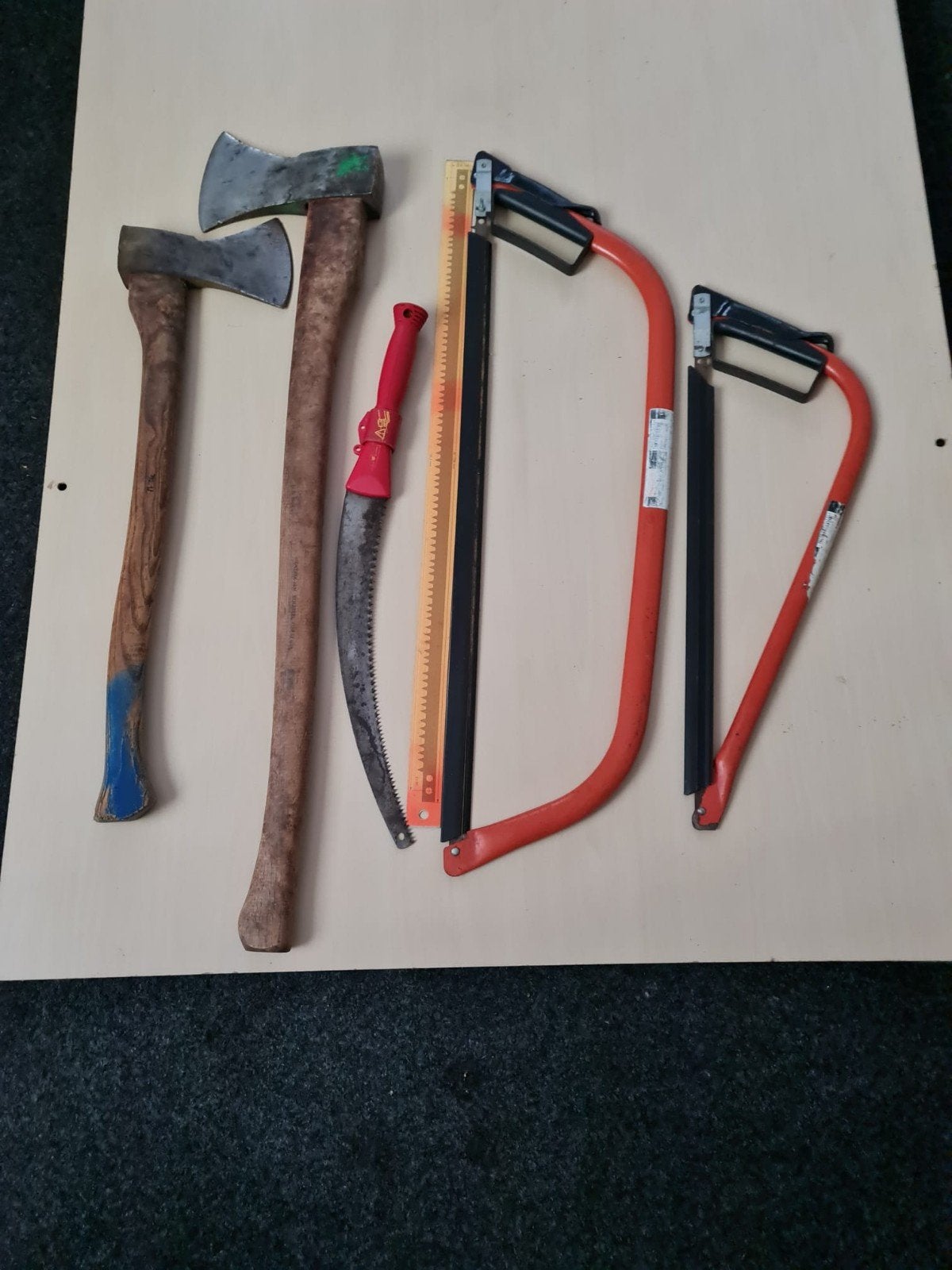 Diverse handgereedschappen, Ophalen, Gebruikt, Zaag, Overige merken